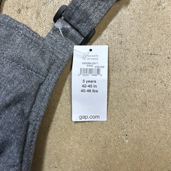 Baby GAP Fleece Insulated Overalls NWT Size 5 - Picture 7 of 8